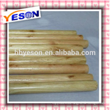 Made in China varnished mop stick with Italian screw
